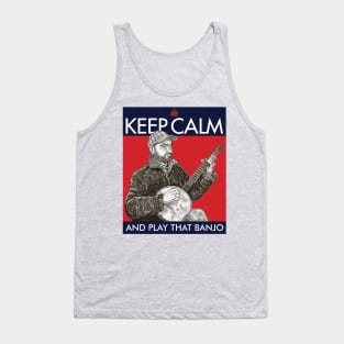 KEEP CALM AND PLAY BANJO Tank Top